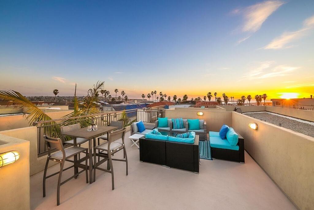Stunning South Mission Home With Private Rooftop & Ocean Views! Сан Диего Екстериор снимка